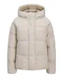 Doudoune à capuche Femme JXGLOBAL PUFFER JACKET OTW ACT Beige