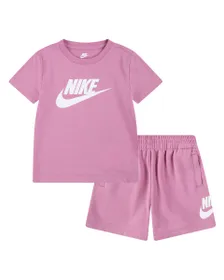 Ensemble de survetement Jeune enfant NKN CLUB TEE AND SHORT SET Rose