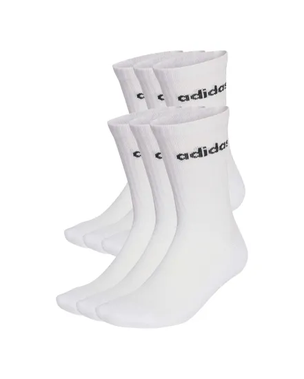 Chaussette Unisexe C LIN CREW 6P Blanc