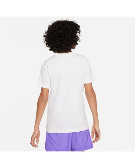 T-shirt Enfant plus agé K NSW TEE BASKETBALL BALL FA23 Blanc