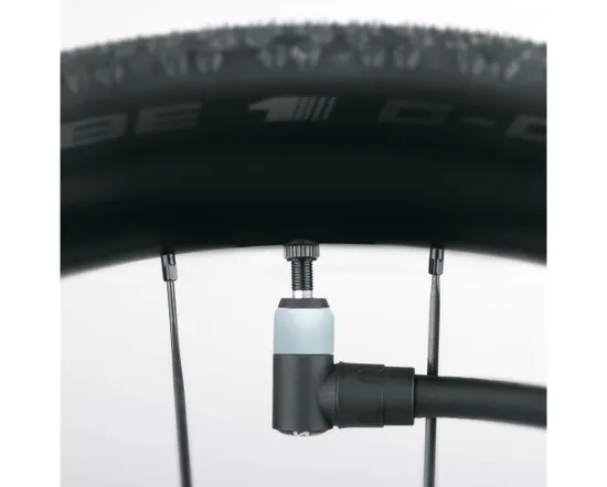 Pompe à pied AIR-X-PLORER CLIK VALVE 10.0 Bleu Ciel/Noir