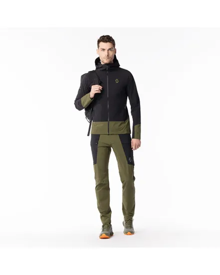 Veste softshell Homme EXPLORAIR SOFTSHELL SL Noir/Vert Sapin