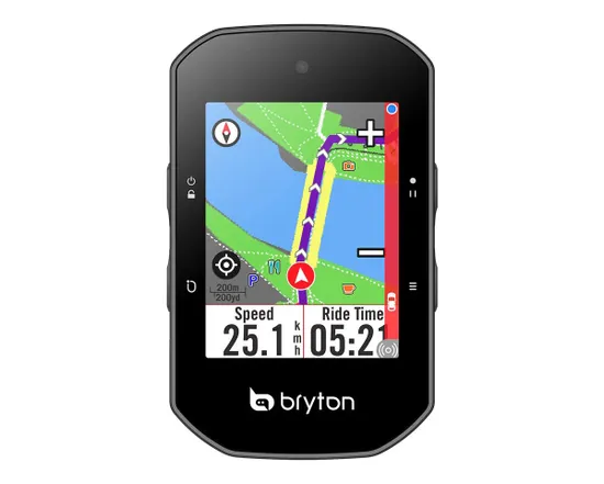 Compteur GPS de vélo RIDER S500 E Noir