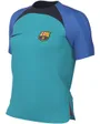 T-shirt manches courtes de football Femme FCB W NK DF STRK SS TOP K KS Bleu