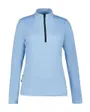 Haut col zip Femme MERISAARI Bleu