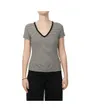 T-Shirt Slim Femme Essential Rib V