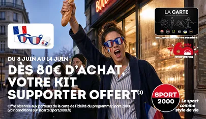 Votre Kit Supporter offert dès 80€ d’achat !