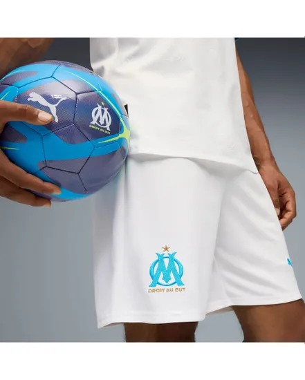 Short de football Homme OM SHORTS REPLICA Blanc