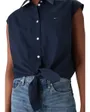 Chemisier Femme TJW Tie Front Poplin