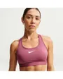 Brassière Femme W NK SWSH MED SPT BRA Rose