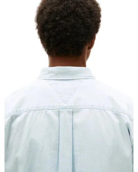 Chemise Homme CHAMBRAY POCKET RF BD SHIRT Bleu Clair