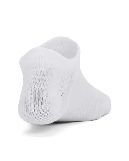 Lot de 6 paires de chaussettes Enfant UA YTH ESSENTIAL NO SHOW Blanc
