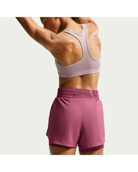 Short Femme W NK ONE DF HR 3IN 2N1 SHORT Rose