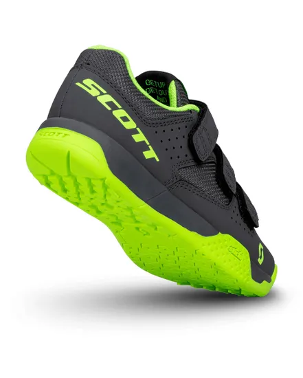 Chaussures VTT/loisir Enfant MTB AR KIDS STRAP Gris/Jaune