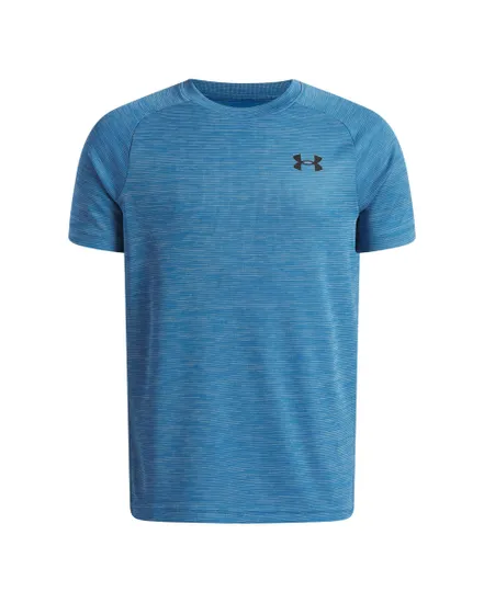T-shirt Enfant UA TECH TEXTURED SS Bleu