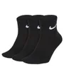 3 paires de chaussettes unisexe EVERYDAY LIGHTWEIGHT TRAINING Noir