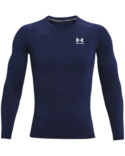 T-Shirt ML Homme UA HG ARMOUR COMP LS Bleu