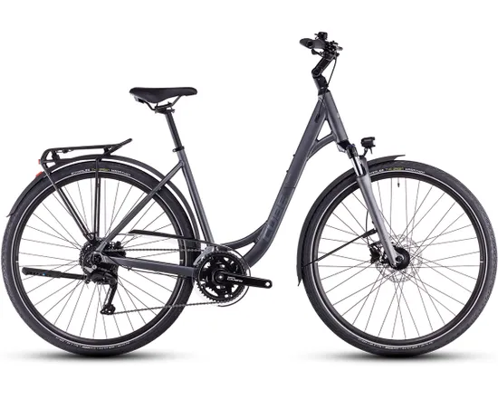 Vélo trekking Unisexe TOURING PRO Gris