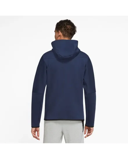 Sweatshirt à capuche zippé manches longues Homme FFF M NSW TCHFLC HOODIE FZ WR B