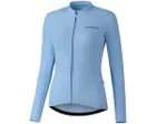 Maillot manches longues thermique Femme KAEDE Bleu Pervenche