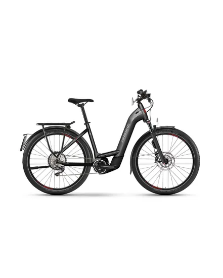 Vélo électrique trekking Unisexe TREKKING S 10 LOW Noir/Gris