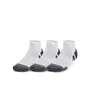 Socquettes Unisexe UA PERFORMANCE TECH 3PK LOW Blanc