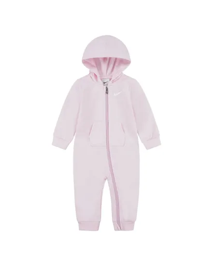 Combinaison Bébé NKN ESSENTIALS HOODED COVERALL Rose