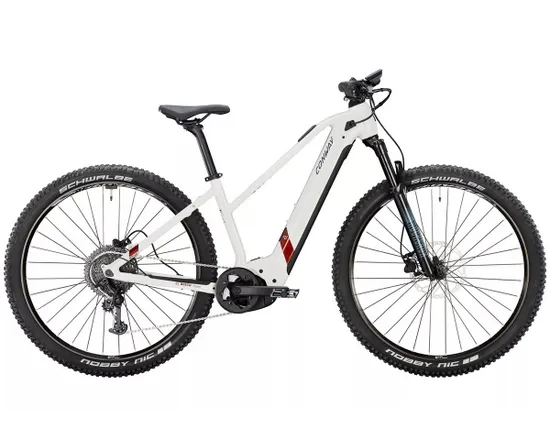 VTT électrique semi rigide Femme CAIRON S 8.0 TRAPEZE Blanc/Cuivre