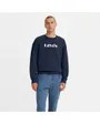 Sweatshirt manches longues Homme T3 RELAXED GRAPHIC CREW Bleu