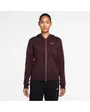 Sweat zip à capuche Femme W NSW PHNX FLC STD FZ HDY Bordeaux