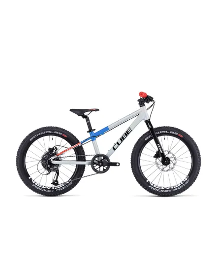 VTT Enfant REACTION 200 PRO Blanc/Bleu/Rouge