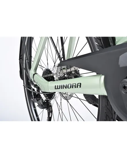 Vélo électrique urbain Unisexe TRIA X9 WAVE Vert