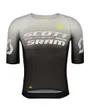 Maillot manches courtes Homme RC SCOTT-SRAM RACE Noir/Blanc