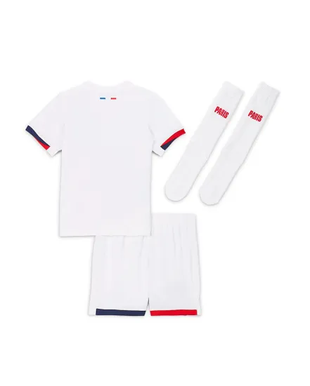 Ensemble de football Jeune enfant PSG LK NK DF KIT STAD AW Blanc