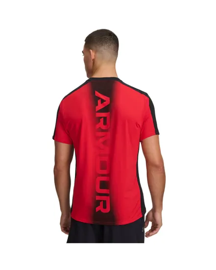 T-shirt Homme UA HG WORDMARK SS Rouge