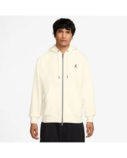 Sweat zip à capuche Homme M J BRK FLC FZ Beige