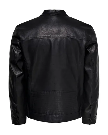 blouson homme ONSAL PU NOOS OTW Noir