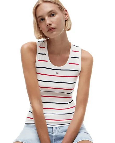 Débardeur Femme Essential Côtelé