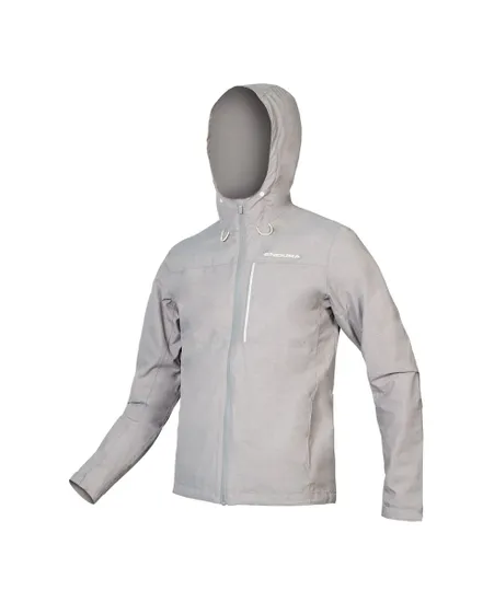 Veste à capuche imperméable Homme HUMMVEE Gris