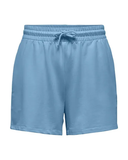 Short Femme ONPFREI LIFE EMBR HW SWEAT SHORTS Bleu