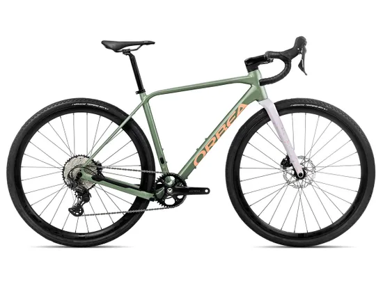 Vélo Gravel TERRA H30 1X Vert/Lilas