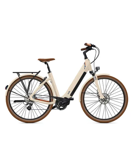 Vélo électrique urbain Unisexe ISWAN ROLAND-GARROS iP432 T50/M Blanc Craie