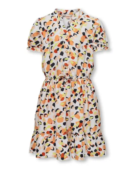 KOGLIZZY S/S TIE STRING DRESS AOP CS
