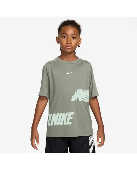 T-shirt Enfant plus agé B NK DF MULTI SS TOP BOLD GX Vert