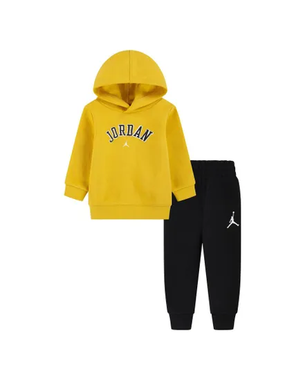 Ensemble sweat et pantalong Bébé garçon JORDAN ARCH FLC PO SET Jaune