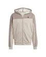 Sweat zip à capuche manches longues Homme M MEL FZ Beige