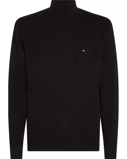 Pull col roulé Homme PIMA ORG CTN CASHMER Noir