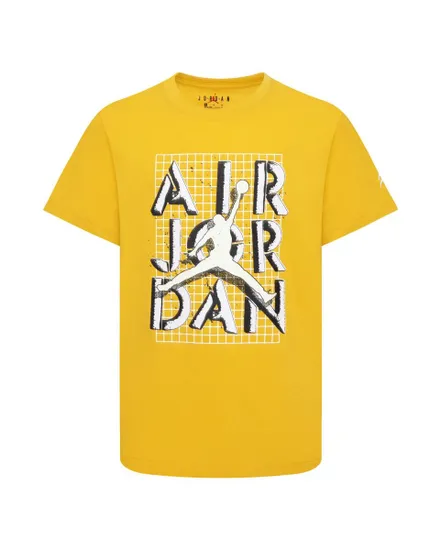 Teeshirt Garçon JUMPMAN JORDAN STACK  SS TEE Jaune