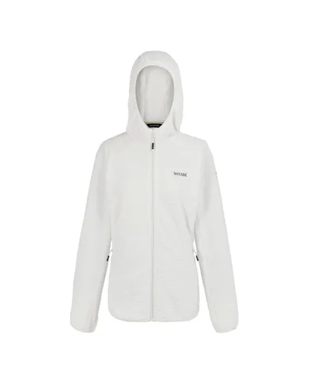 Polaire zip à capuche Femme ENDRA Blanc