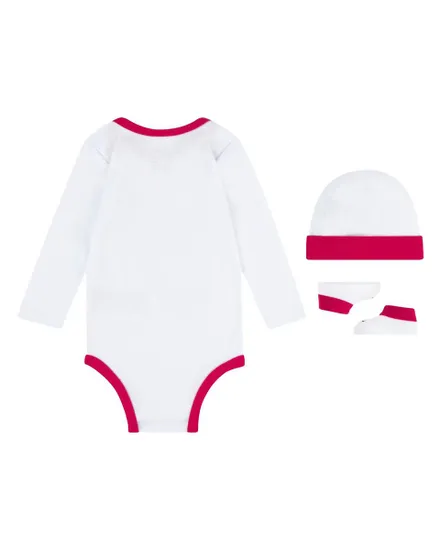 Ensemble 3 pces Bébé garçon FUTURA LOGO LS HAT / BODYSUIT / BOOTIE 3PC Blanc